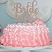 Bride To Be Cake Topper Rose Gold Glitter, Bridal Shower Cake Topper, Bridal Shower Toppers, Bride To Be Cake Toppers for Bridal Shower（Double-sided Glitter）