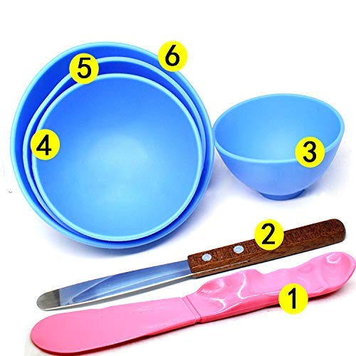 3 Spatulas Dental PVC Rubber Mixing Bowl East Brand 3PCS Flexible