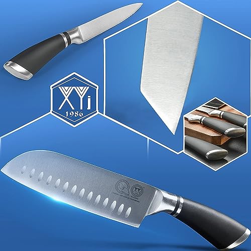 XYJ Knives,Professional Knife Sets for Master Chefs,Chef Knife Set with
