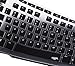 Keyboard Cover for Logitech MK270 Wireless Keyboard, Logitech K200 MK200 K260 MK260 K270 Keyboard, Protect Your Keyboard from Liquid Spills or Dust Easy Typing By CaseBuy, Black
