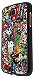 Marvel Superhero Sticker Bomb Stickerbomb spider man superman The Hulk captain america iron man Design Samsung Galaxy S4 Active COOL FUN CASE BACK Cover