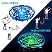 iGeeKid Mini Drones Hand Operated Drone Flying Toy Kids Easter Gifts for Boys Girls Age 4-14 Year Infrared Induction Helicopter Flying Ball with 360° Rotating LED Light Outdoor Sports Toy-Blue