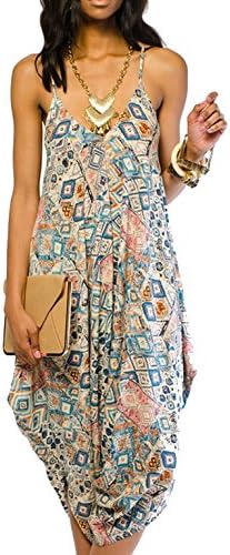 Cecilia Pink Women's Mulit Color Harem Drop Crotch All In One Jumpsuit (XS)