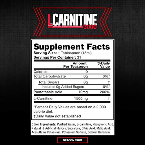 ProSupps® LCarnitine 3000 Liquid Fat Burner, Stimulant Free Metabolic