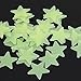 LORJE 100pcs Wall Glow in The Dark Star Baby Kids Room Stickers Decal