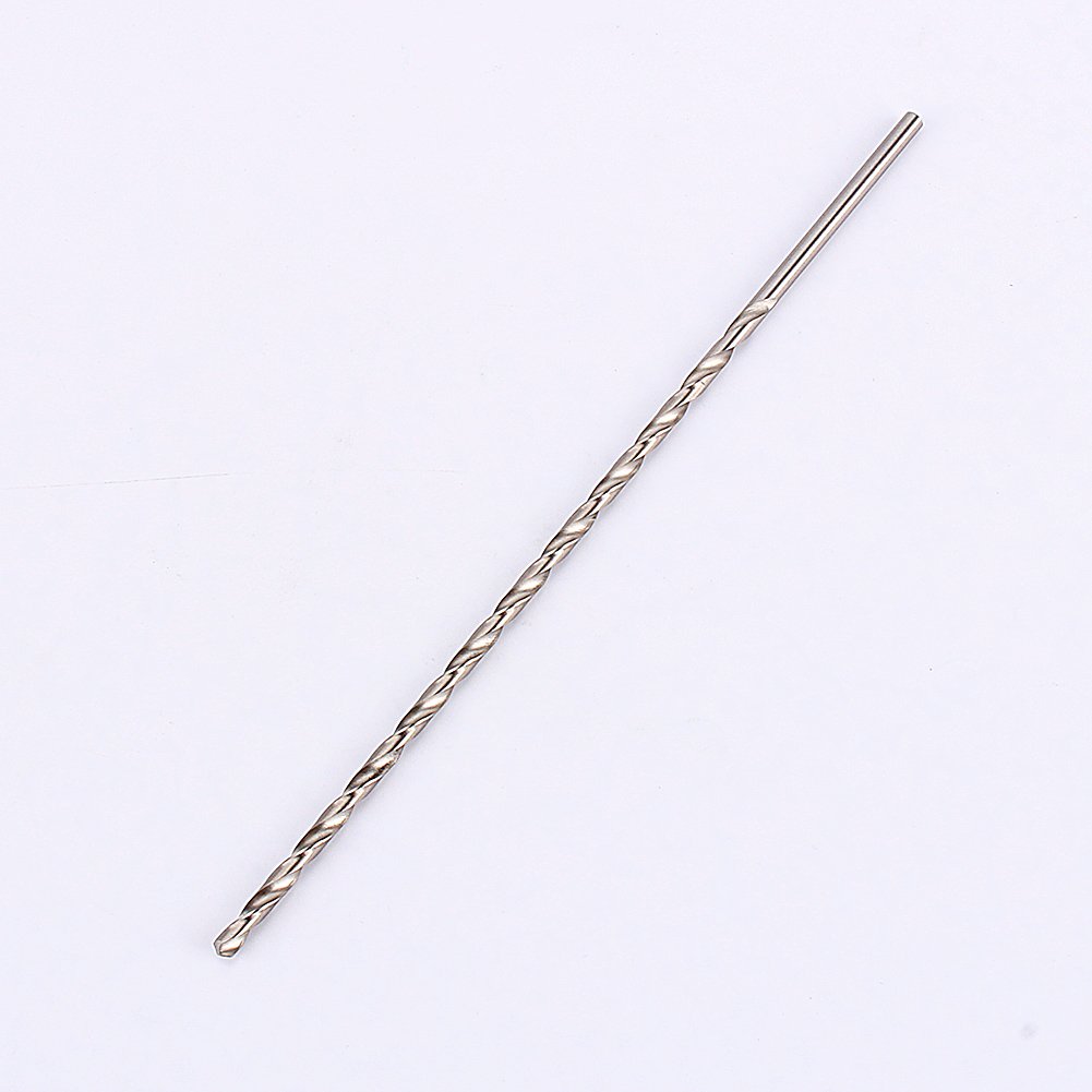 4.5mm Extra Long Drill Bit, 200mm High Speed Steel Drill Bit HSS Drill Bit Auger Bit Assortment for Metal Woodwork Plastic
