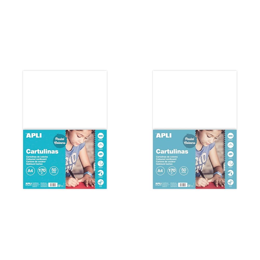 APLI 1423 A4 A4 White (Pack of 2)