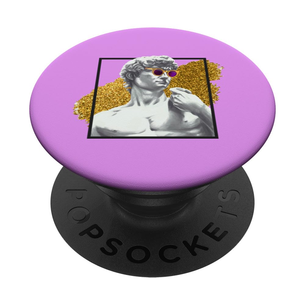 David Michelangelo with Sunglasses Italian Modern PopSockets Adhesive PopGrip