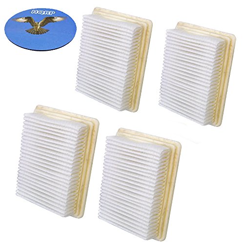 HQRP Filter 4-Pack for Hoover FH40000 FH40005 FH40010 FH40010B FH40010BPD FH40011B FH40020TV FH40030 FloorMate SpinScrub Hard Floor Vac Vacuum Cleaner + HQRP Coaster