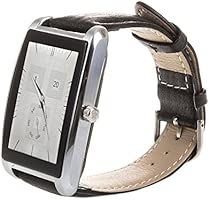DAM DMS081 - Smartwatch l11 con Correa de Piel, Color Plata ...