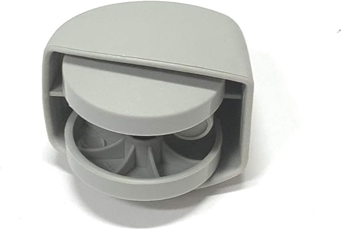 OEM Delonghi Room Heater Foot Caster Wheel Originally For Delonghi TRD0715T, EW7707CMC, TR0715L, TRD40615T, TRH0715L, TRV0715T, TRV0715