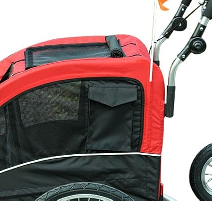 aosom elite ii pet dog bike bicycle trailer