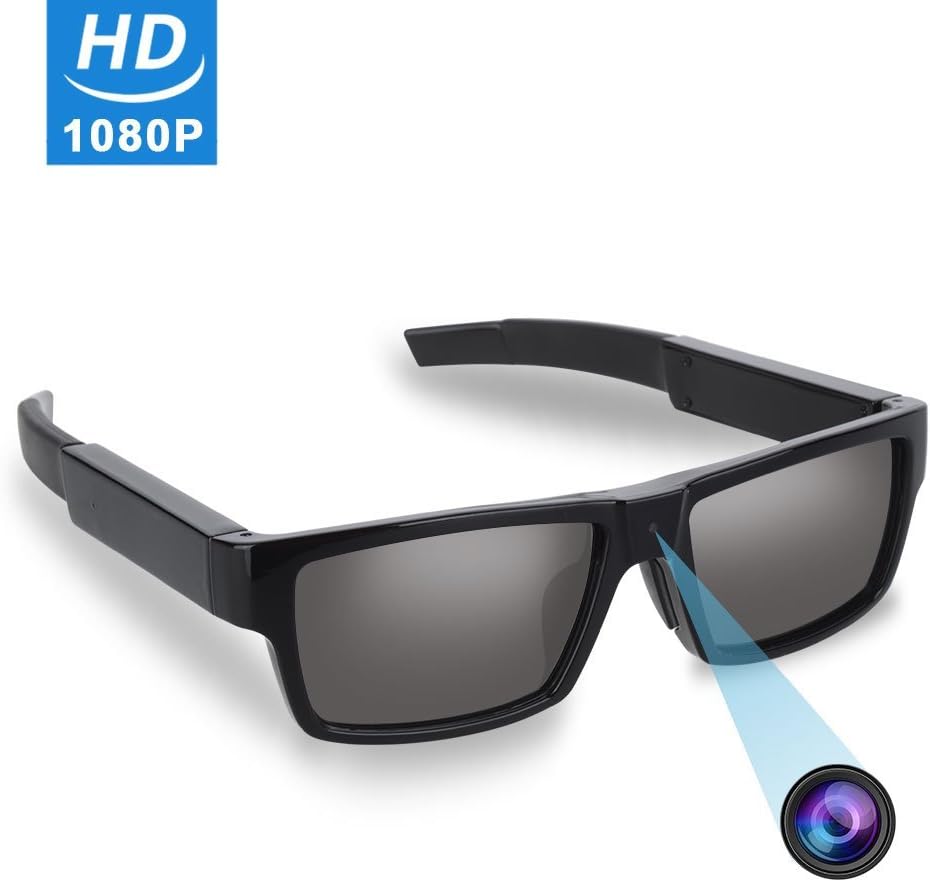 Amazon Co Jp Enklov メガネ型カメラ 眼鏡型カメラ 隠しカメラ ミニカメラ 超小型カメラ 1080phd高画質 録画 循環録画機能搭載 16gb Micro Sdカード付きません カメラ