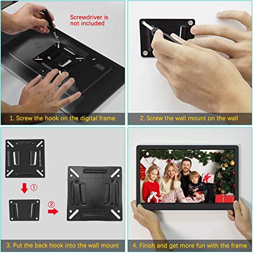 Atatat 15.6 Inch Digital Photo Frame with Motion Sensor, 1920x1080 IPS Screen, Digital Picture