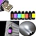 Cussity Mini Flashlight Keychain Rechargeable, Colorful Small LED Flashlight Torches for Kids/Adult Hiking Camping,Waterproof Pocket Flashlight for Kids for Backpack,(7 Pack)
