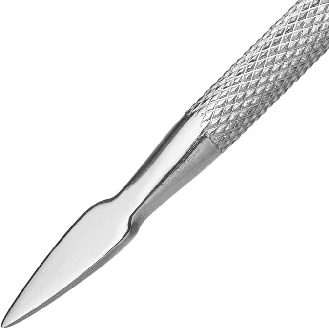 Rui Smiths Professional Double Ended Hypoallergenic Stainless Steel Metal Pusher (Cuticle Pusher) - Style No. 104 - Image 3