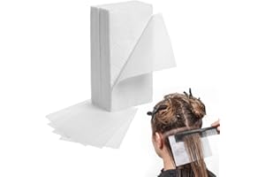 Perm Papers: 1000Pcs Absorbent Hair End Wraps for Styling - 10 x 6.5cm Tissues for Salon Rollers & Rods (White)