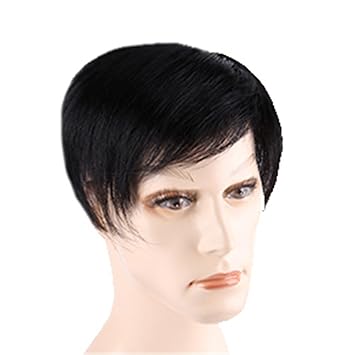 Remeehi Hand Made Tied Toupee Men Clip On Toppers Thinning Hair 8