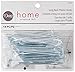 Dritz Home 44324 Long Neck Pleater Drapery Hooks (14-Piece) , Silver