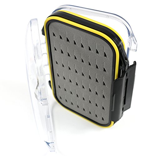 Elixir Outdoor Waterproof Double Side Fly Ice Fishing Tackle Bait Hook Lure Storage Box Case