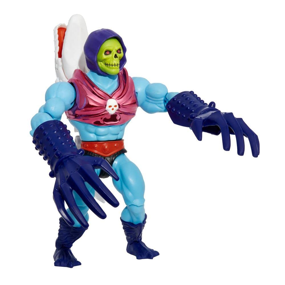 Masters of the Universe Origins Terror Claws Skeletor Action Figures, 5.5-in Battle Figures for Storytelling Play and Display, Gift for 6 to 10-Year-Olds and Adult Collectors, MOTU