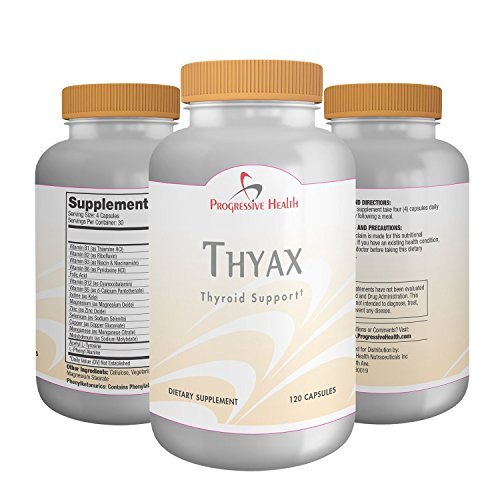 Thyax Thyroid Vitamins, Hypothyroidism and Hashimotos Thyroiditis...
