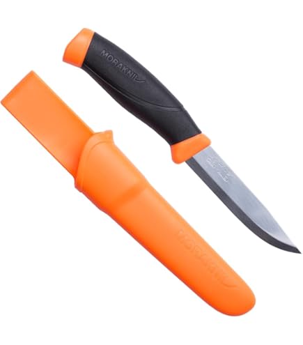 Amazon.com : Morakniv Stainless Steel Fixed-Blade Bushcraft Knife