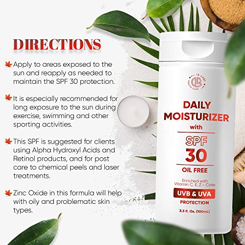Every Day Moisturizer for Face and Neck with SPF30, Enriched with Vitamin C&E and Z - Cote, Lightly Hydrate Your Skin, Providing Protection From the Sun and Free Radical Damage, For All Skin Types