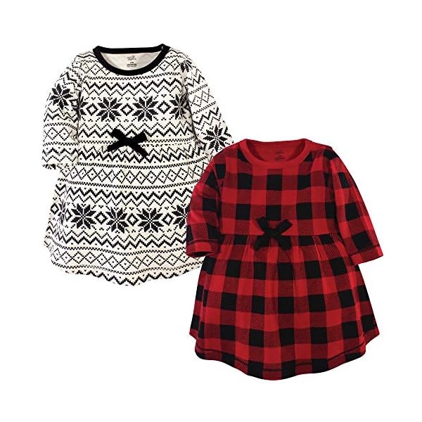 Touched by Nature Girls, Toddler, Baby and Womens Organic Cotton Short-Sleeve and Long-Sleeve Dresses