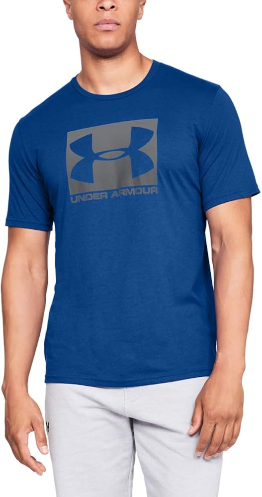 Under Armour Men's UA BOXED SPORTSTYLE SS Shirt, Royal