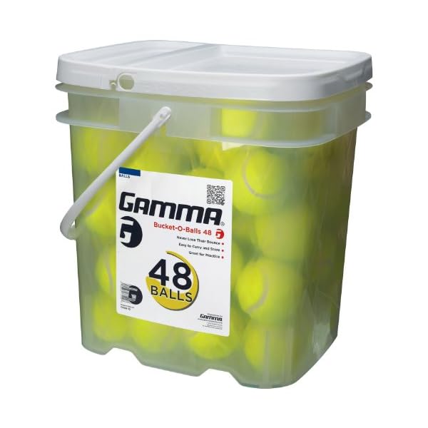 Gamma Sports Pressureless TennisBalls Box, Bulk Tennis Balls, Premium