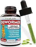 8 in 1 Dewormer for Dogs & Cats - Kills & Prevent Tapeworms - Roundworms - Hookworms - Whipworms - Natural Broad-Spectrum Formula - Senior Pets Puppy, Kitten - Supports Any Breed - Made in USA