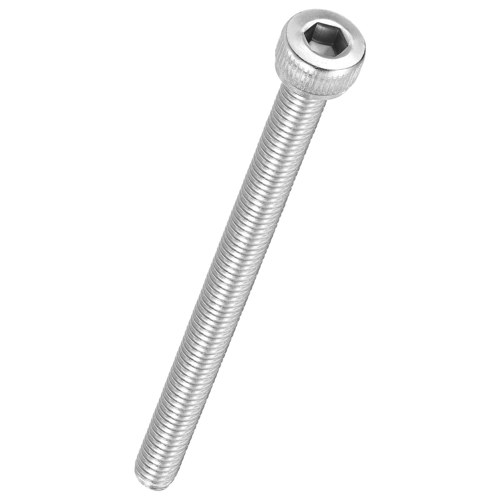 Kozelo 15pcs Socket Head Cap Screws - [M4-0.7 x 55mm] 304 Stainless Steel Allen Socket Drive for Electrical Motor 3D Printing Fan Engine Replacement Use, Silver — image 1