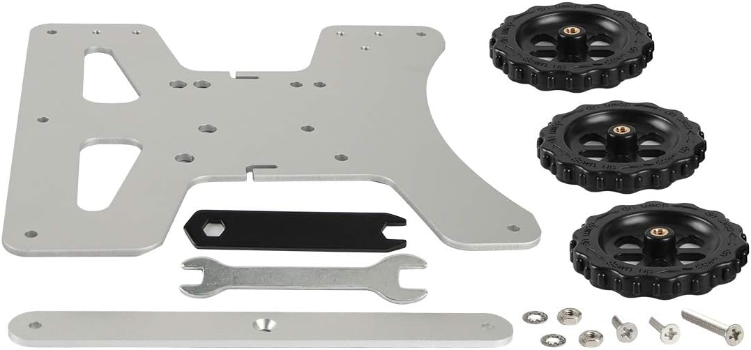 FYSETC 3D Printer Ender 3 Parts Modular Y Carriage Plate Upgrade Anodized Aluminum Modular Y Carriage Plate Upgrade for Ender 3 Ender 3 Pro