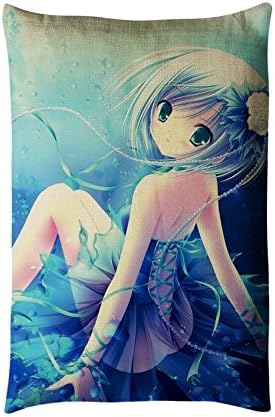 PatriciaStore amine figure girl 045 Throw Pillow Case Decorative Cushion Cover Pillowcase Square print 20x30 inches