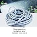 Expandable Garden Hose 100ft Black,Heavy Duty Extra Strength Fabric Hose Pipe with 8-Way Spry Nozzle, 3/4