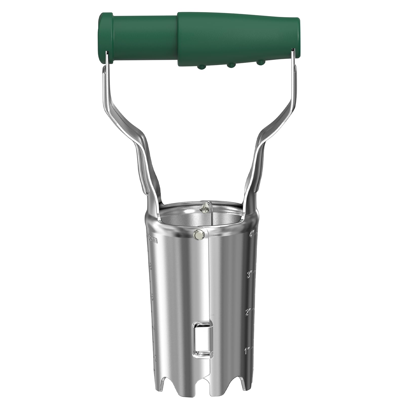 FLORA GUARD Bulb Planter with Depth Mark - Ideal Bulb Transplanter for Planting (Green)