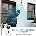 Wireless Rechargeable Battery-Powered Outdoor Camera, WiFi 1080P Indoor Home Security Camera with PIR Motion Detection, Night Vision, 2-Way Audio, Waterproof, Cloud/MicroSD Card Storage