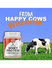 Grass Fed Proteína de suero - 100% puro, natural y cruda - 0.85 oz de proteína alta - 1lb/15-5lb/75...