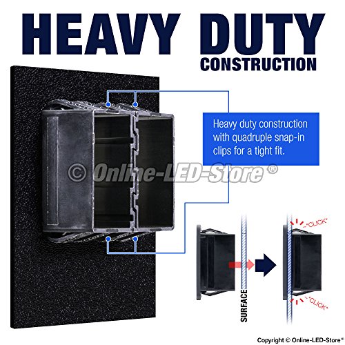 image for ONLINE LED STORE 2-Slot Rocker Switch Panel [Industry Standard Fit] [H
