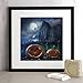 VKTECH Full Drill 5D DIY Diamond Painting Kit Halloween Castle Round Rhinestone Embroidery Cross Stitch Craft Best Gift Room Decor 12x12 inch