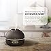 Anjou 350 ml Essential Oil Diffuser Wood Grain Aromatherapy Diffuser Ultra-Quiet Operation (BPA-free, Up to 8H Use, Waterless Auto Shut-Off)