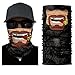 12-in-1 Magic Scarf，Skeleton Skull Flag Seamless Bandana, Face Mask,Fishing mask, Thin Ski Mask, Neck Warmer Balaclava Bandana for Raves, Dust, Riding Bike, Motorcycle, Outdoor Activities (Cigar Men)