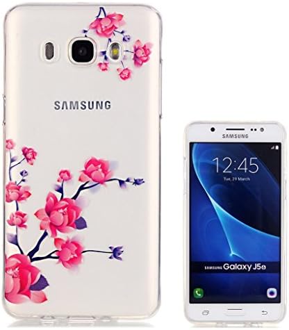 Clear Soft Flexible Style TPU Bumper Silicone Scratch-Proof Protective Slim Skin Back Case Cover for Samsung Galaxy J510FN /J5 (2016) 5.2"