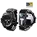 Juya Survival Bracelet Watch, Digital Emergency Survival Watch Waterproof with Paracord/Whistle/Fire Starter/Scraper/Compass and Survival Gear for Men and Women (Black)