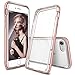 iPhone 7 Case, Ringke [Frame] Dual Layered TPU + PC Bumper [Drop Protection] Clear Back Shock Absorption Fluid Curved Edge Enhance Protective Bumper for Apple iPhone 7 2016 - Rose Gold