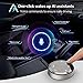 Bluetooth Car Kit, Bluetooth Button Media Remote Control, Tsumbay Ai01 TouchAi Smart Touch Control for Android & Google AI Voice Assistant, HandsFree Call, GPS Navigation, Music, Etc