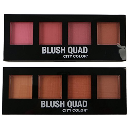 city color Intense Blush Quad Collection Palette, 2 Piece