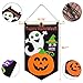 Happy Halloween Decoration Trick or Treat Hanging Door Banner Family Friendly Party Multicolor