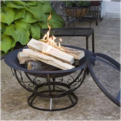 Amazon Com Cobraco Fb8002 Fire Pit With Scroll Base With Screen